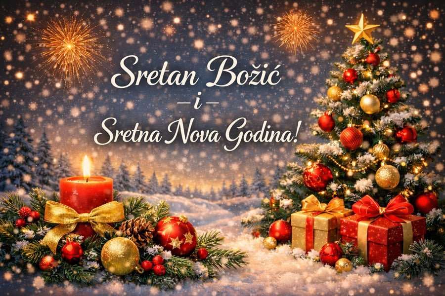 BOŽIĆNA ČESTITKA 6 DELUX