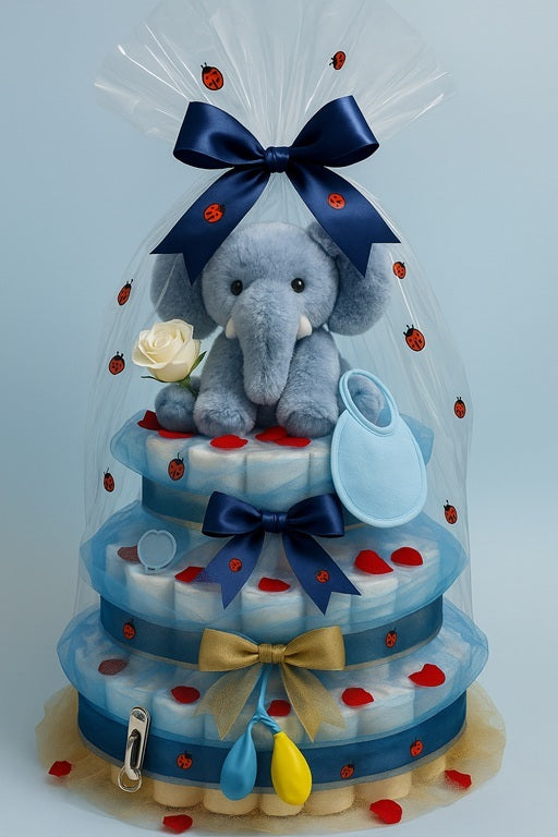 TORTA OD PELENA DE LUXE - Slonić