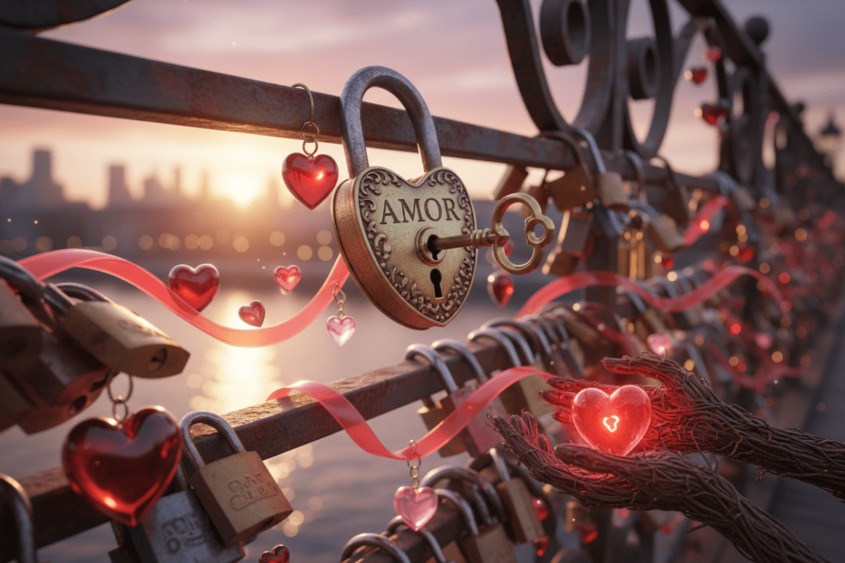 Telegram za zaljubljene - katanac ljubavi za Valentinovo