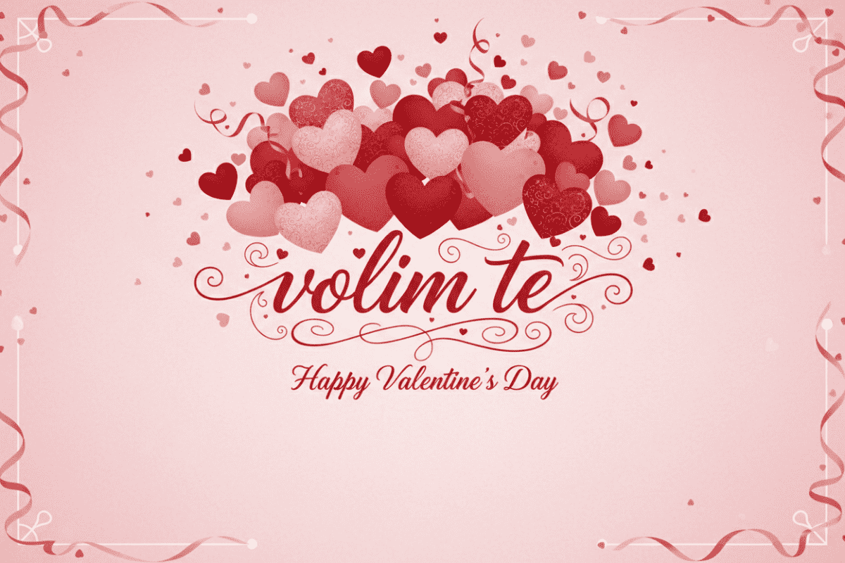 Telegram za zaljubljene - volim te poruka za Valentinovo