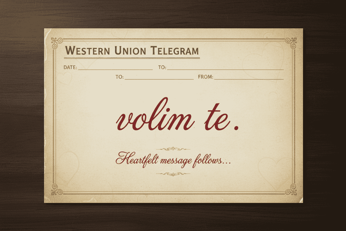 Telegram za Zaljubljene 41 - Volim te