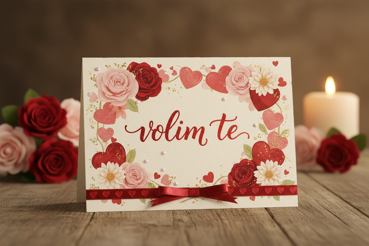 Telegram za zaljubljene - volim te poruka za Valentinovo