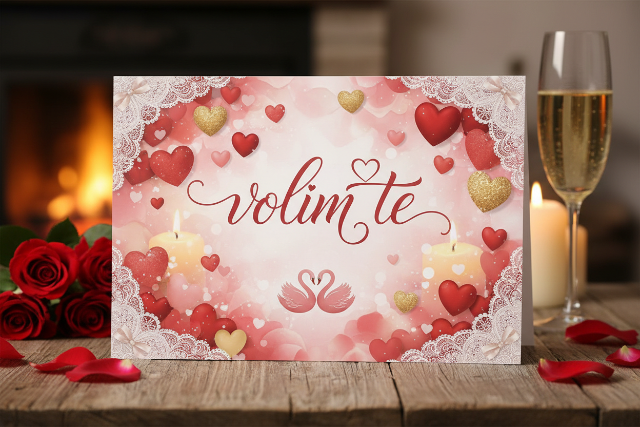 Telegram za zaljubljene - volim te poruka za Valentinovo