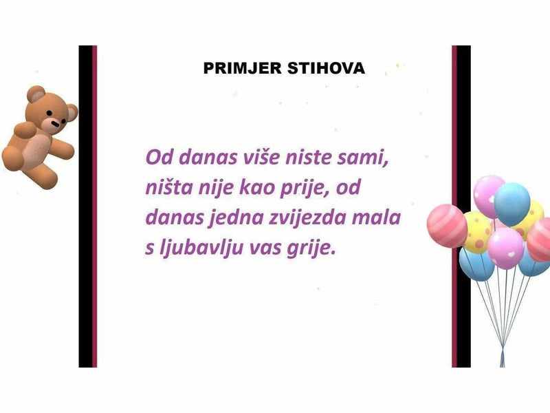 Telegram Rođenja Bebe 11 Čestitka