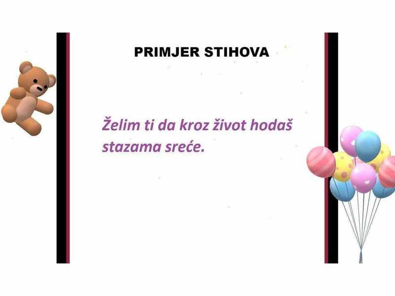 Telegram Rođenja Bebe 26 Čestitka