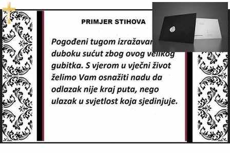 Telegram Sućuti 31 Bijele Latice