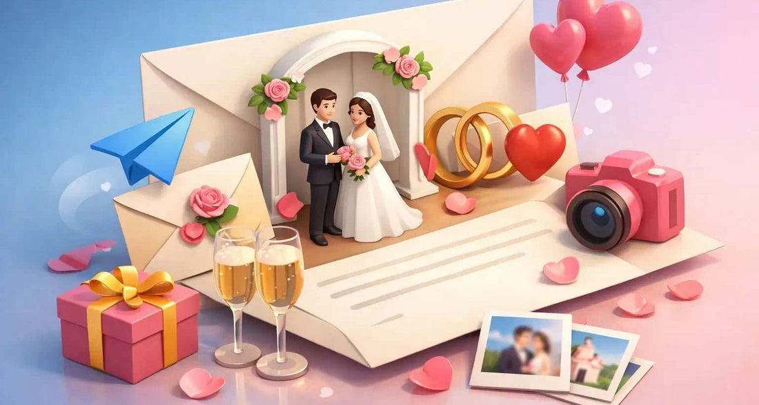 3D telegram za vjenčanje koji se pamti