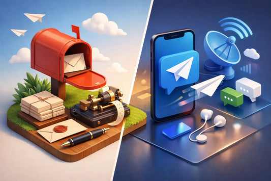 Telegram ili pošta - koja je razlika?