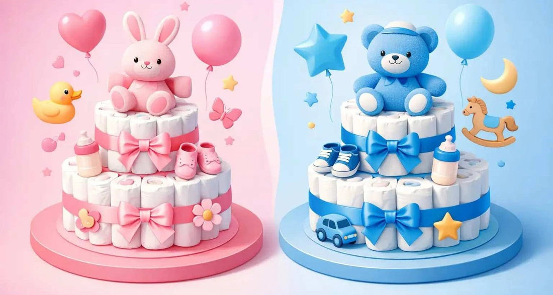 Torta od pelena za djevojčicu ili dječaka?