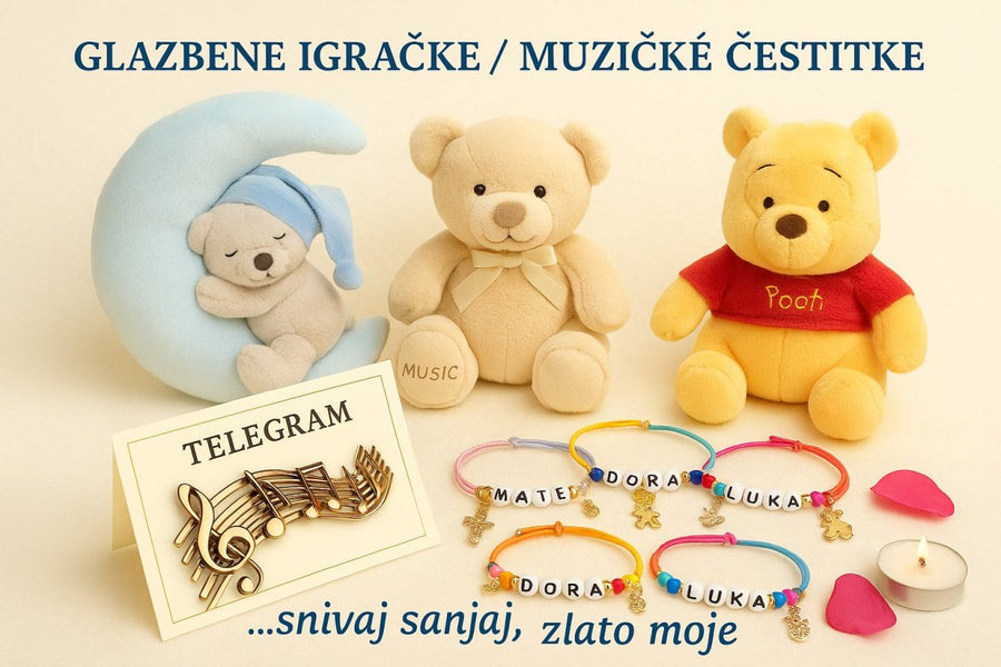 Glazbene Igračke i Rođendanske Čestitke