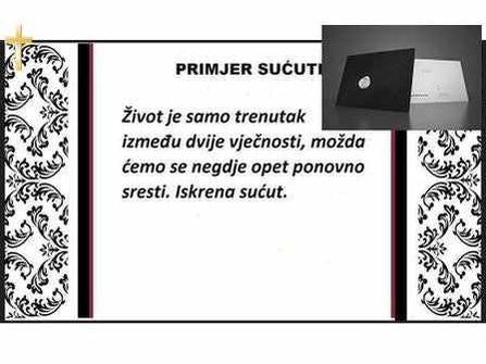 Telegram Sućuti 18 Ruže