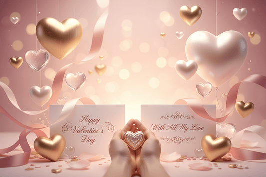 Telegram za zaljubljene - elegantna srca za Valentinovo