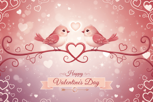 Telegram za zaljubljene - zaljubljene ptice za Valentinovo