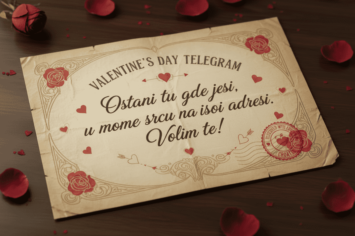Telegram za Zaljubljene 28 Čestitka - TELEGRAMI - BRZOJAVI.EUTELEGRAMI - BRZOJAVI.EU