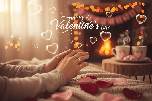 Telegram za zaljubljene - par koji se drži za ruke za Valentinovo