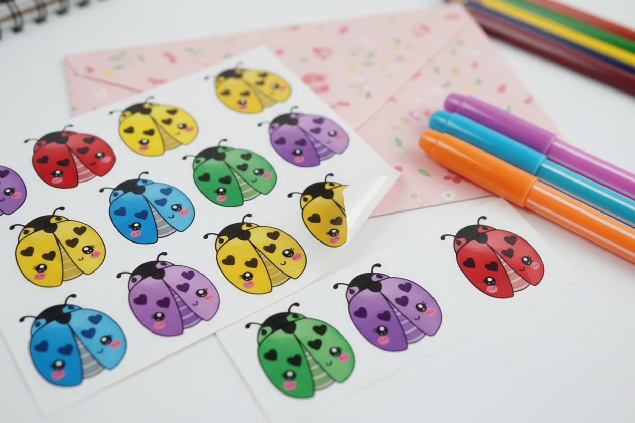 Šarena bubamara naljepnica 5