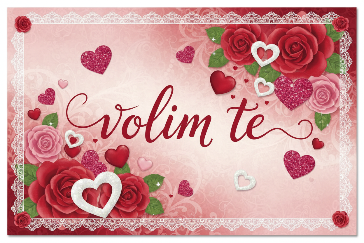 Telegram za zaljubljene - volim te poruka za Valentinovo