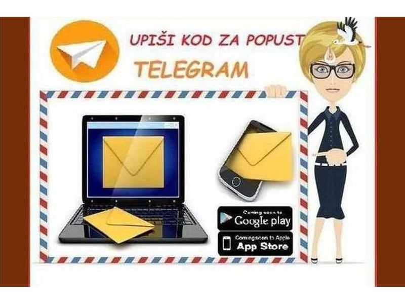 kod za popust " besplatnadostava " pošalji telegram besplatno!
