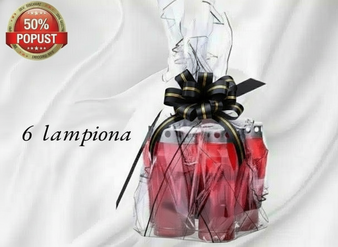 Lampioni 6 kom. SVIJEĆE za groblje