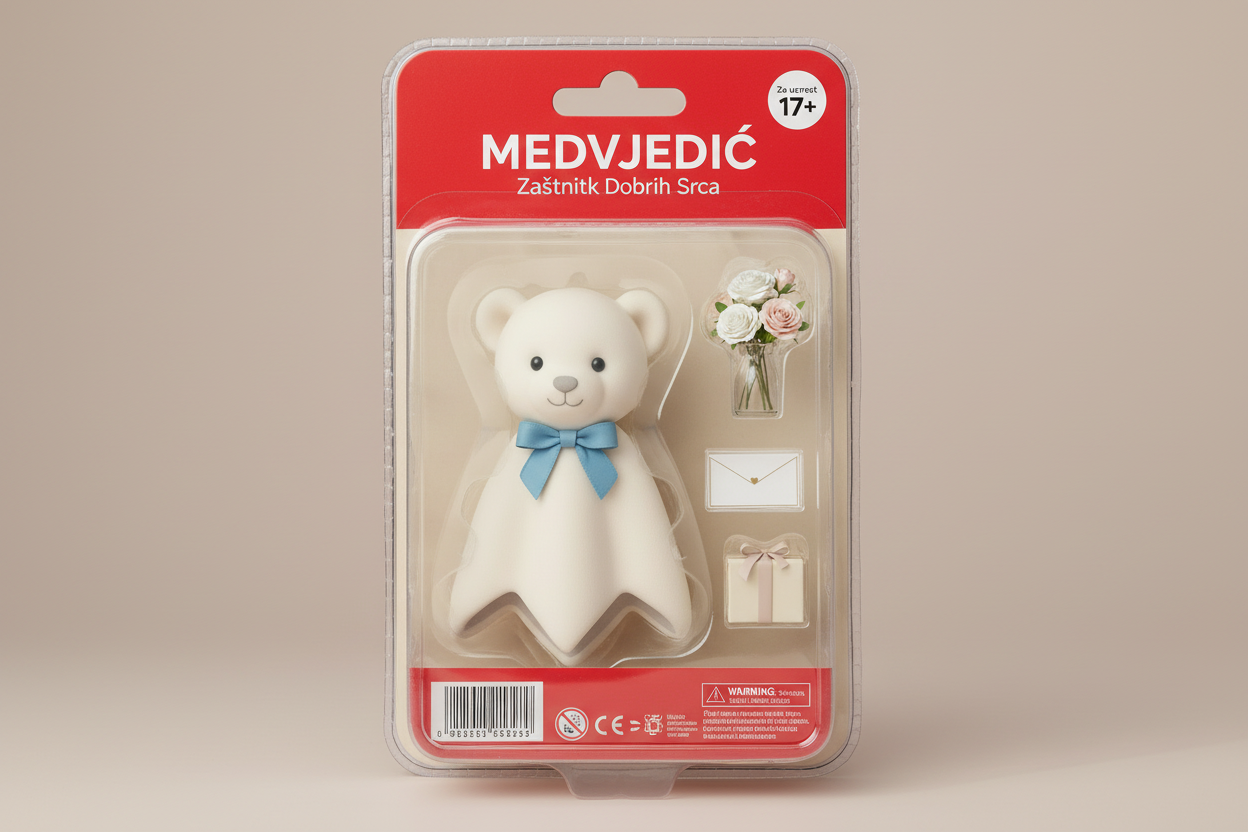 Plišana mazilica medvjedić – Keel Toys tješilica za bebe