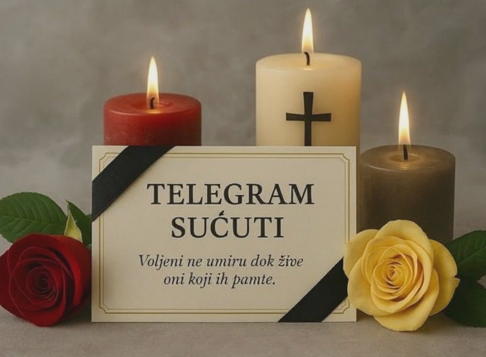 Elegantni telegram sućuti s dostojanstvenom porukom