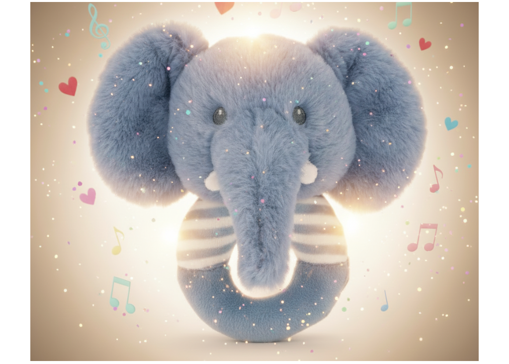 Slonić Plavi -zvečkica