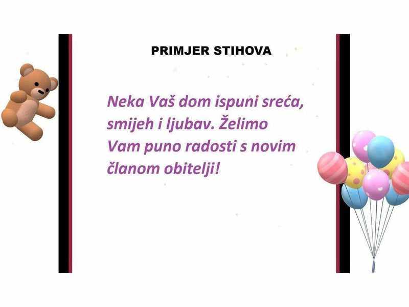 Telegram Rođenja Bebe 12 Čestitka