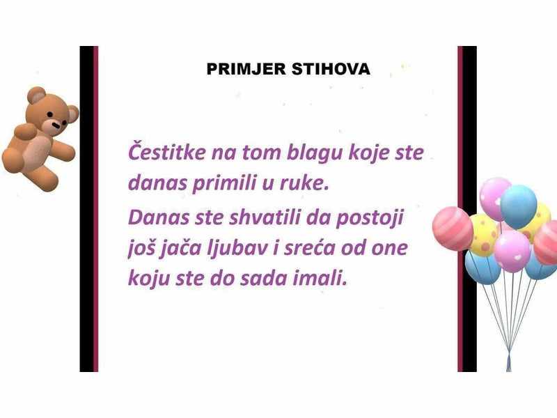 Telegram Rođenja Bebe 15 Čestitka