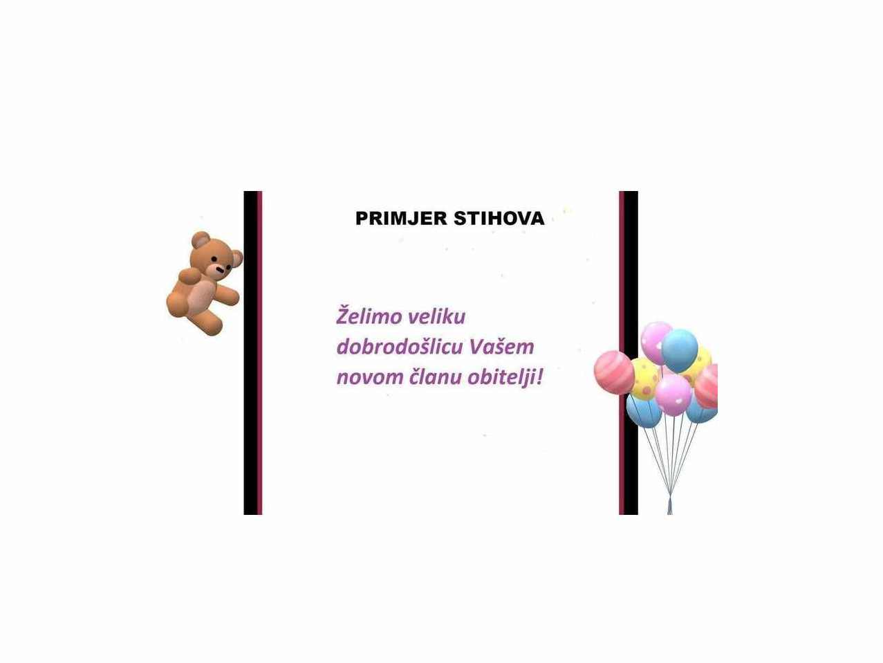 Telegram Rođenja Bebe 19 Čestitka