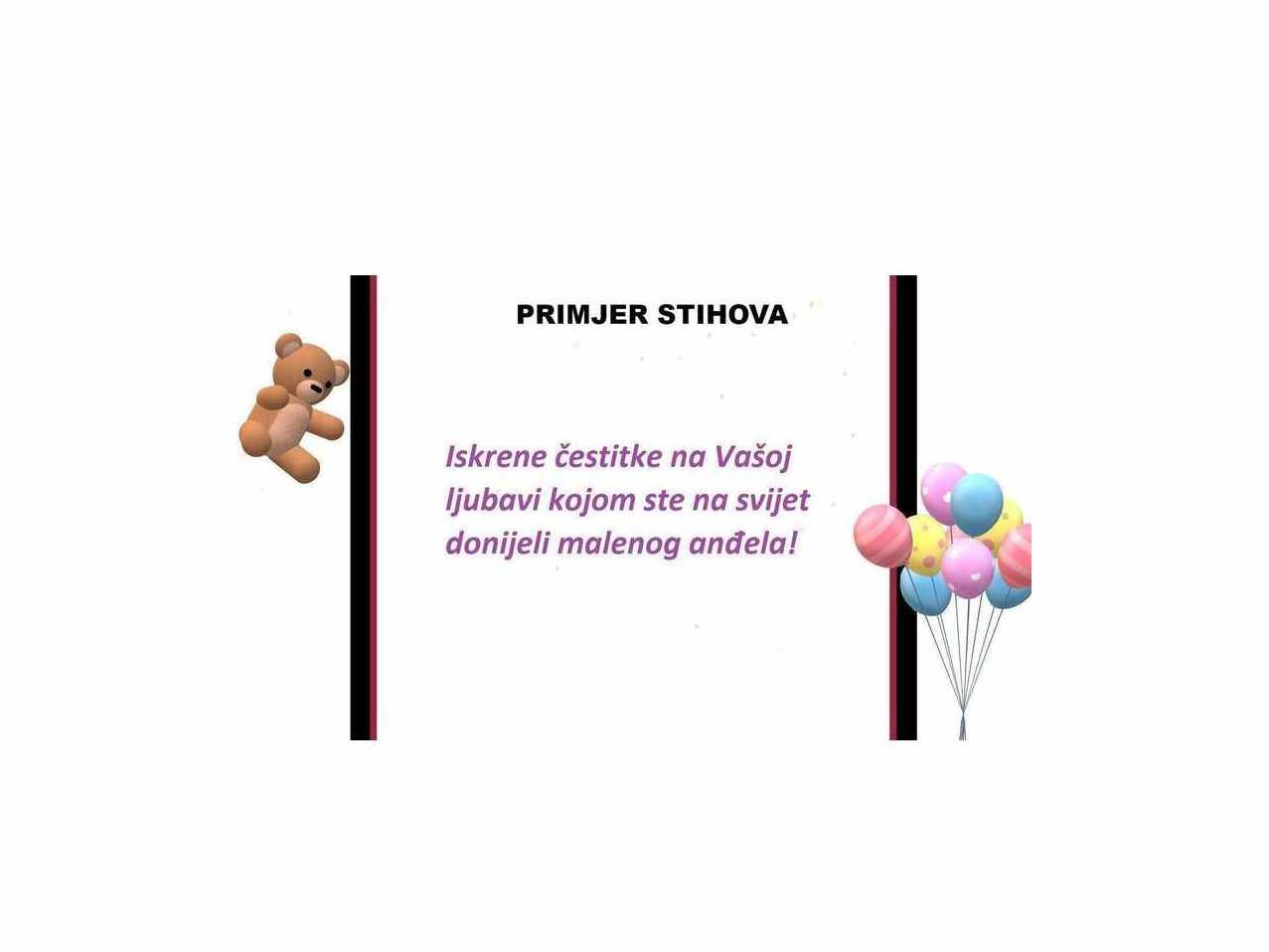 Telegram Rođenja Bebe 21 Čestitka