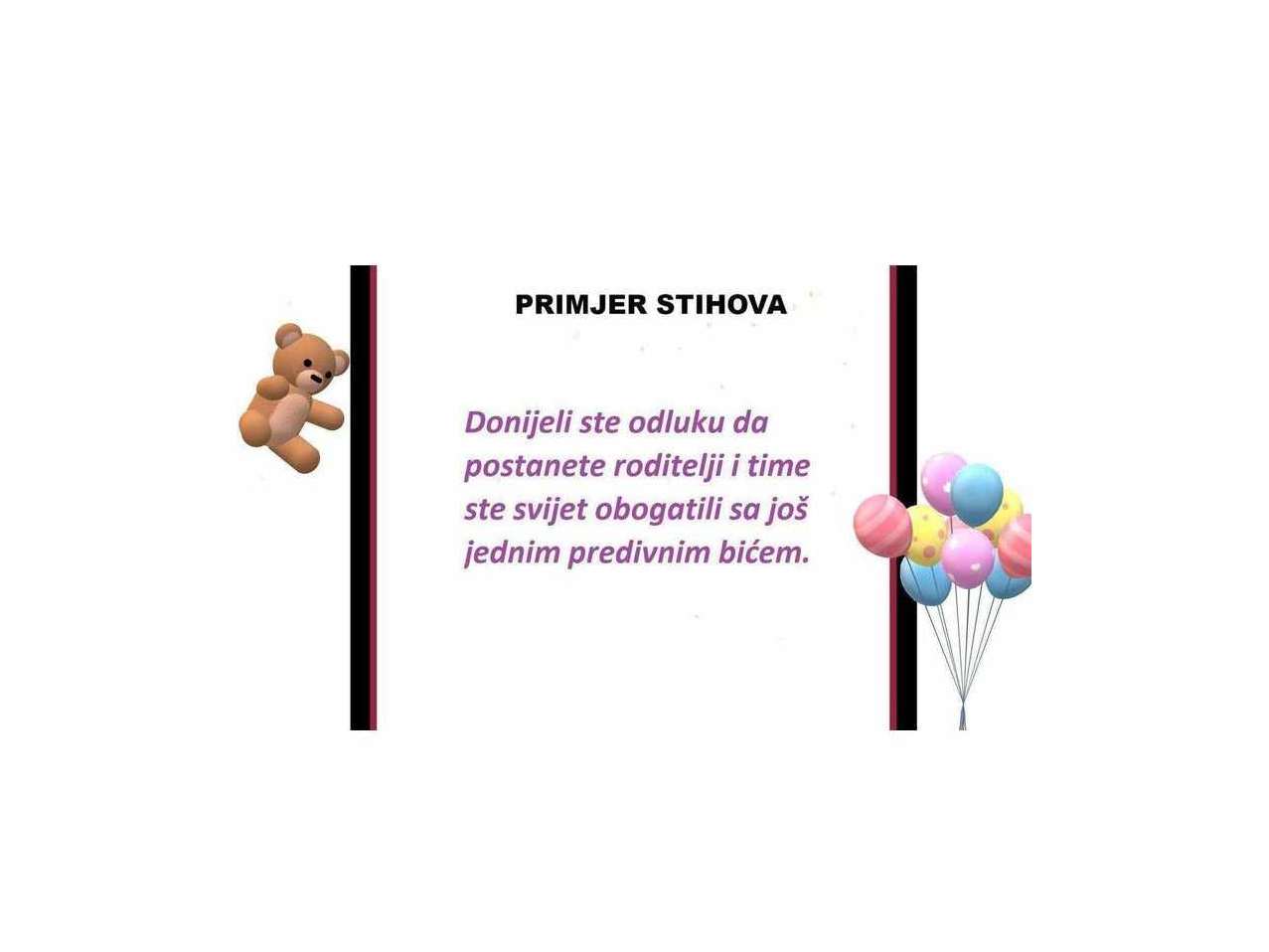 Telegram Rođenja Bebe 22 Čestitka
