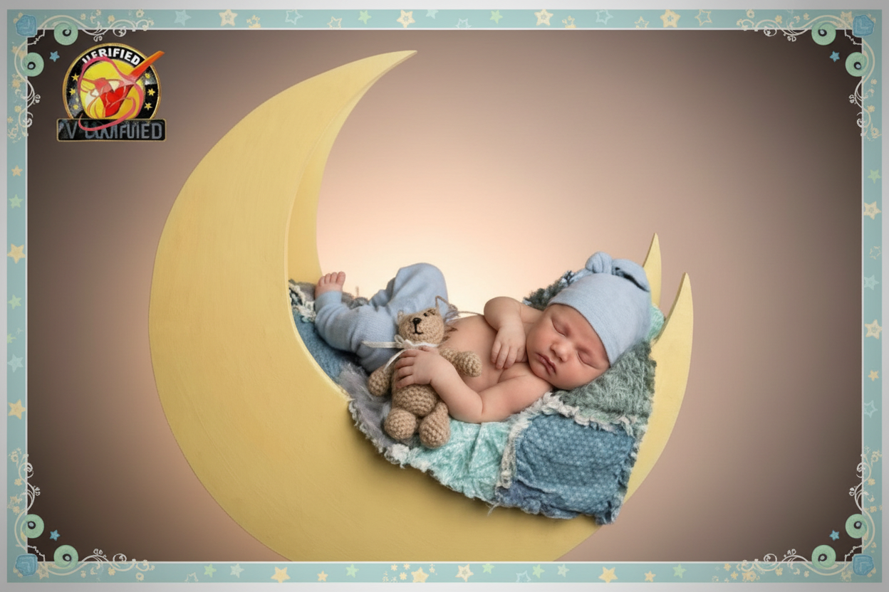 Telegram Rođenja Bebe 27 Čestitka telegram roda na mjesecu