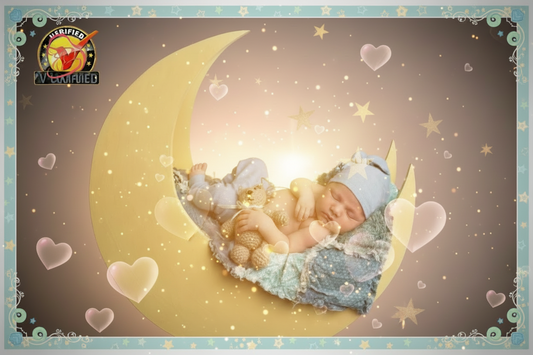 Telegram Rođenja Bebe 27 Čestitka telegram roda na mjesecu