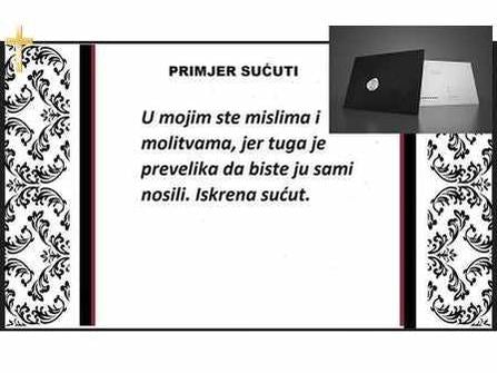 Telegram Sućuti 8 Anđeo